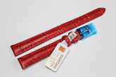 Ремешки для часов HIGHTONE #239 (размер 12мм) RED, Кроко, Н/Н