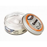 TRG Shoe Cream Metallized - Крем для обуви, банка стекло 50мл, (Silver) #401