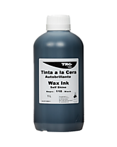 TRG Wax Ink Self Shine - Краска для рантов, каблуков и подошв, банка 1000мл, (Black) #118
