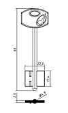 НПО-МАШ-91-21 (средний 93x17,4x22мм) (4,9мм) (NPO2DP / DV139)
