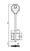 СИМЕКО-4Н (102x18,2x23,7мм) (5мм) (SIM4D / DV633)