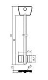 ТУЛА-12Д (110x11,3x24,2мм) (5,4мм) (TLU1D / DV526)