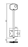 ЦЕРБЕР-3Н (длинный 103x18,2x25мм) (5,2мм) (CRE3D / DV276)