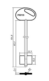 ФУАРО-1 (104,8x15,6x22,1мм) (5мм) (FRO1D / DV475)