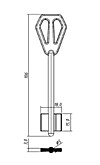 М-ЛОК-3Н (правый 106x15х18мм) (5,0мм) (MLK3D / DV610)