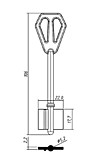 М-ЛОК-4Н (с упором 106x17,7х22мм) (5,2мм) (MLK4D / DV327)