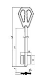 М-ЛОК-5Н (126x15x18мм) (5,0мм) (MLK5D / DV609)