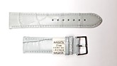 Ремешки для часов "Nagata" (размер 22мм) Серый, Кроко, пряж. Св.ник.