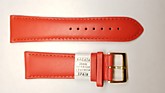 Ремешки для часов "Nagata" (размер 26мм) Красный, Гладкий, пряж. Золото