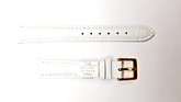 Ремешки для часов "Nagata" (размер 14мм) Белый, Кроко, пряж. Золото
