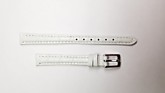 Ремешки для часов "Nagata" (размер 10мм) Белый, Кроко, пряж. Св.ник.