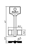 КУР-1 (67х11,2x30,2мм) (5.9 мм) (KUR1D / KUR-1G / 5KU1 / 2KUR1 / DV101)